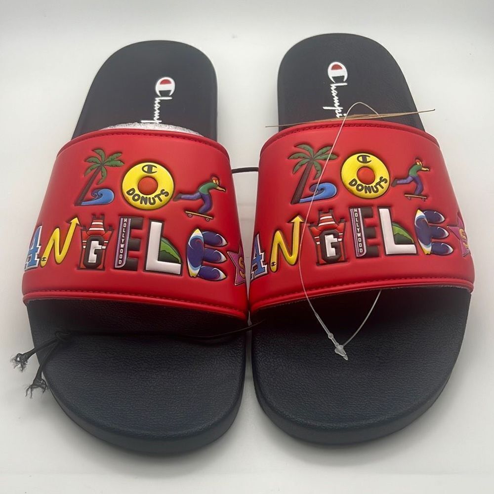 ‎Champion IPO SLIDES-LOS ANGELES- NWB-size 10